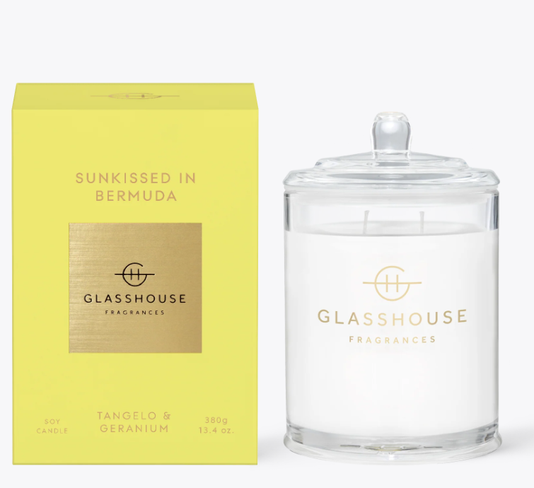 Glasshouse Candle Sunkissed in Bermuda **Limited Edition**